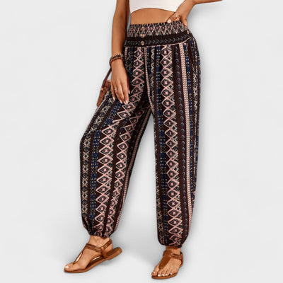 Pants with Ethnic Print