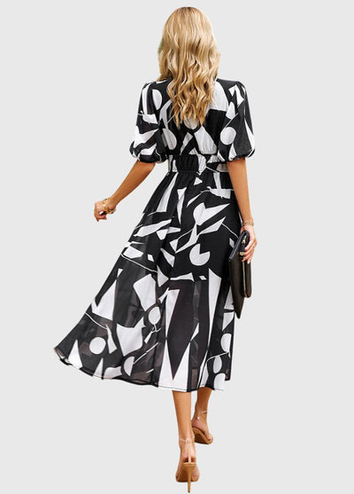 Merlin™ | Flattering Floral Midi Dress