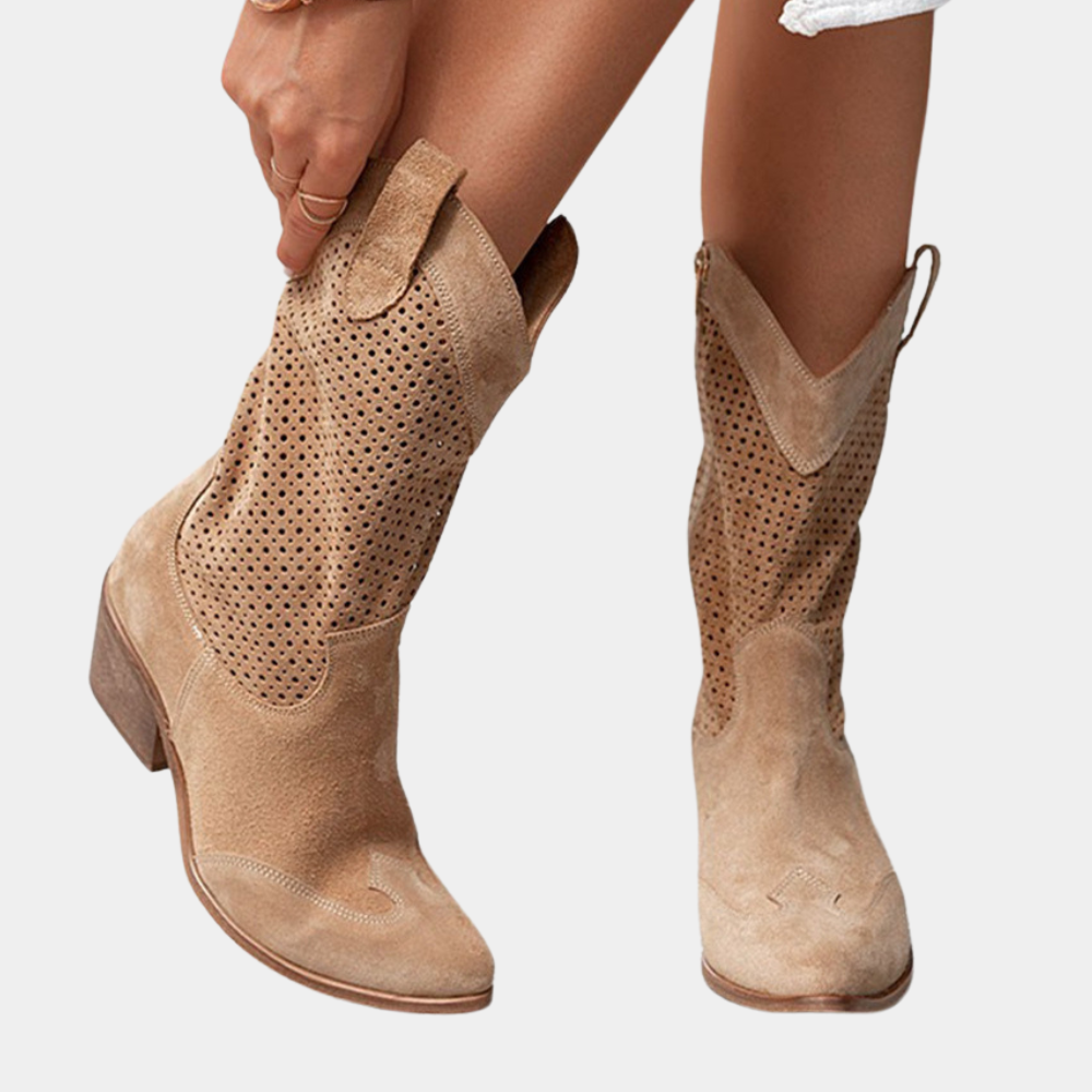 Natalie - Cowboy Style Orthopedic Boots