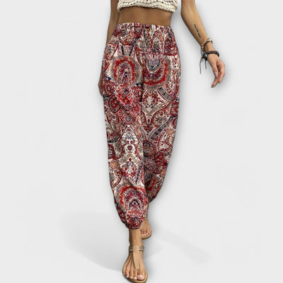 Pants with Ethnic Print